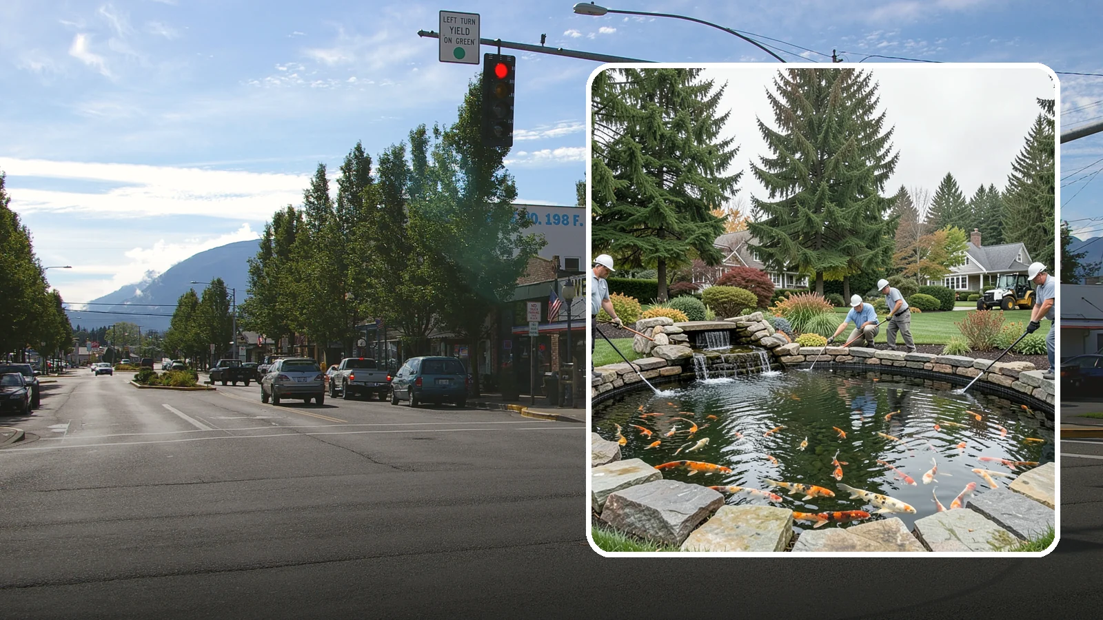 Koi Pond Installation in North Bend, King County, WA - Purpose-built koi ponds with the depth, filtration, and aeration that keep koi healthy and thriving.