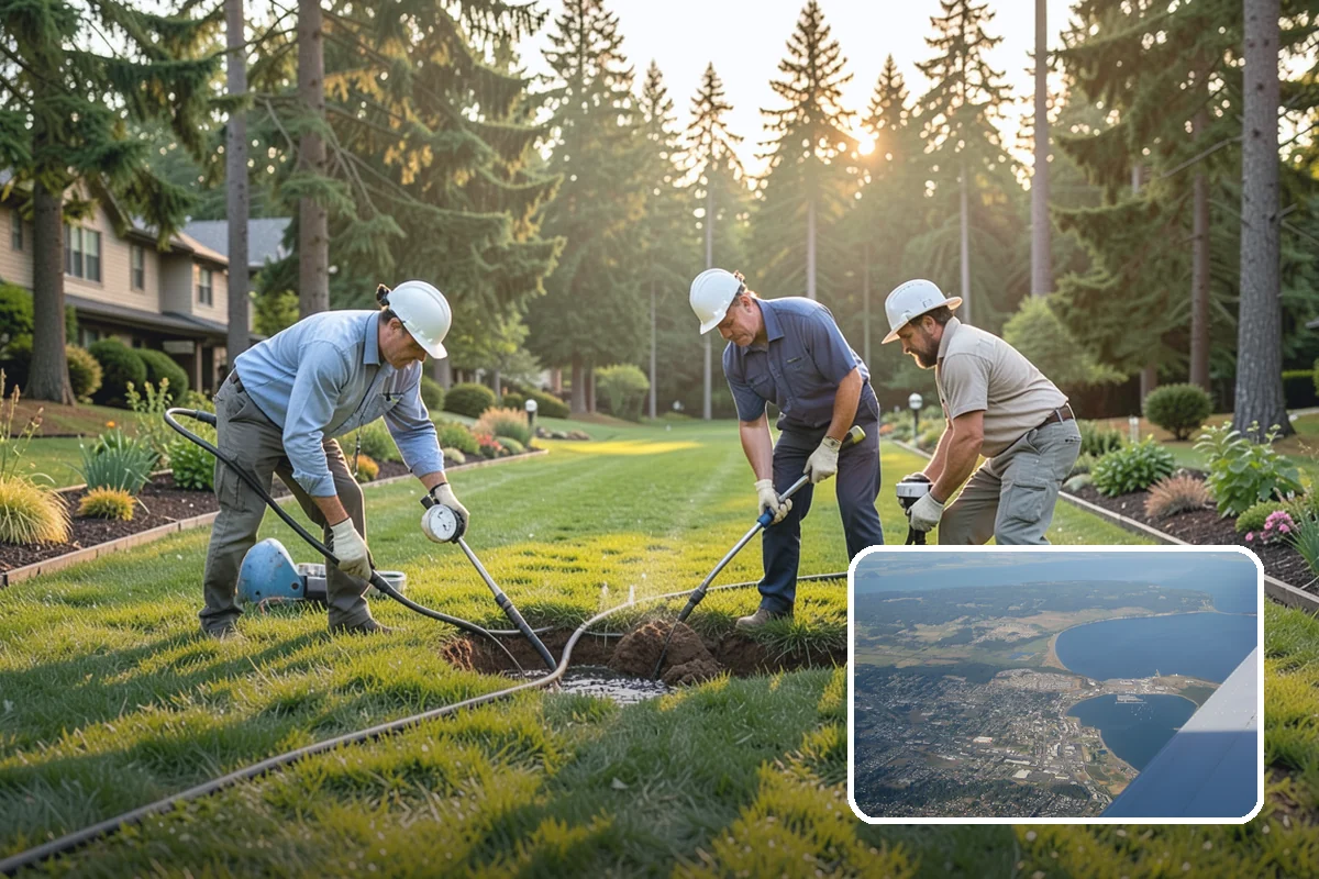 Koi Pond Installation in Oak Harbor, Island County, WA - Built specifically for healthy koi