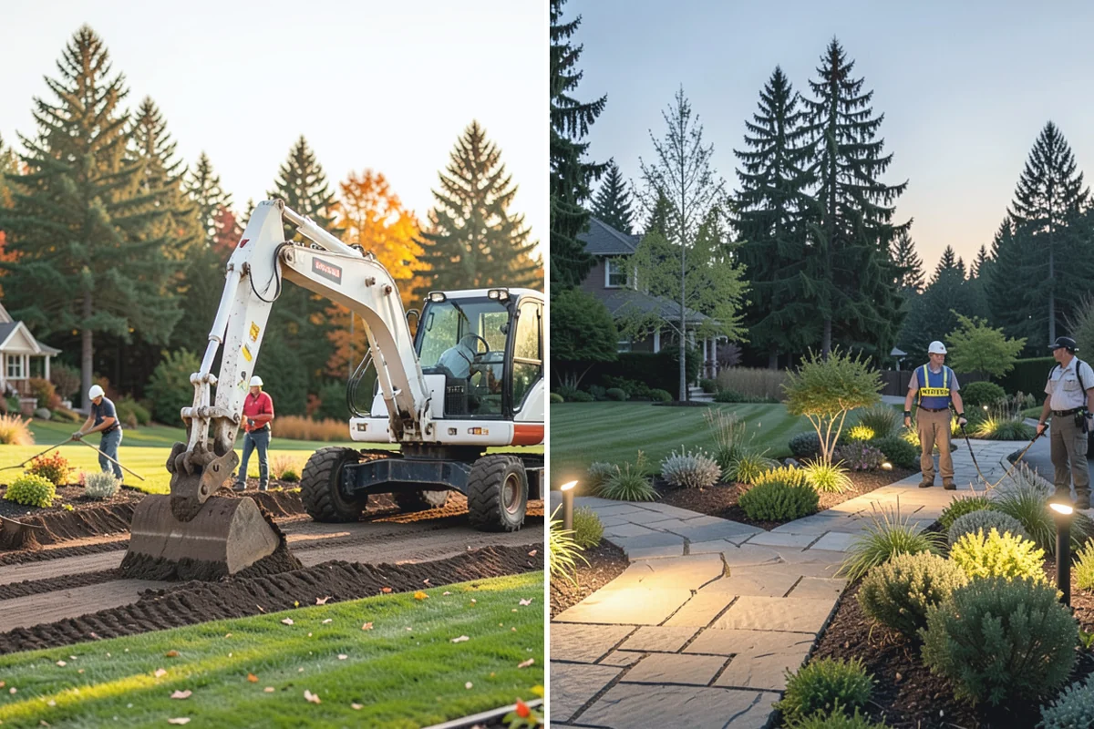 Koi Pond Installation in Roy, Pierce County, WA - Design the koi pond size and depth