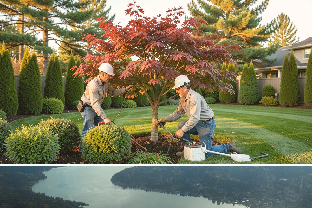 Koi Pond Installation in Sammamish, King County, WA - Best built spring through summer for cycling before winter.