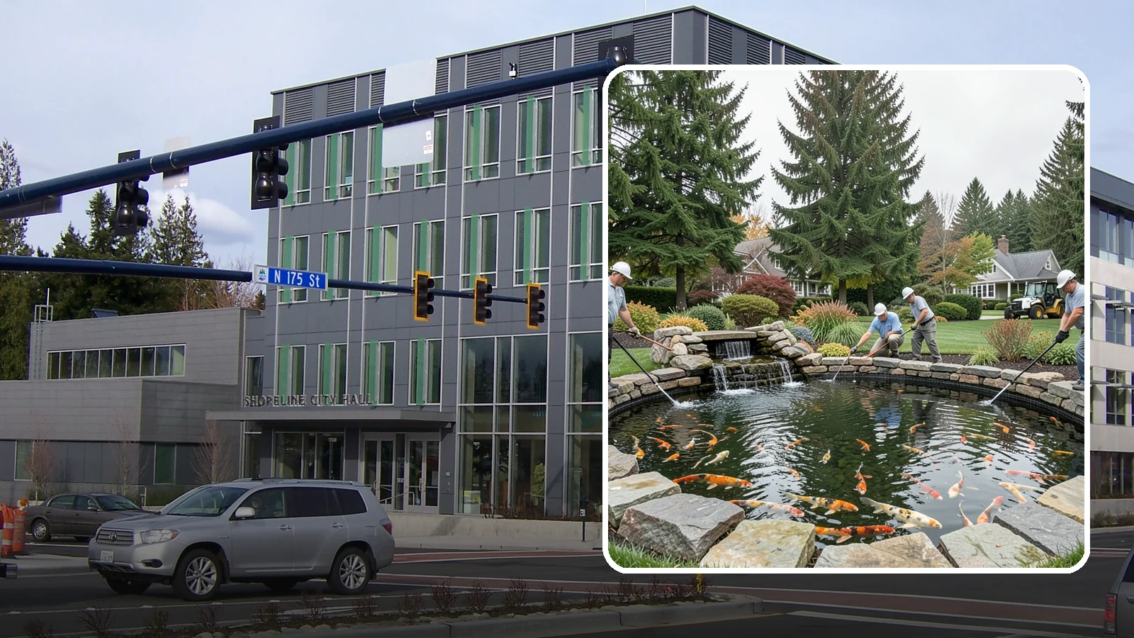 Koi Pond Installation in Shoreline, King County, WA - Purpose-built koi ponds with the depth, filtration, and aeration that keep koi healthy and thriving.