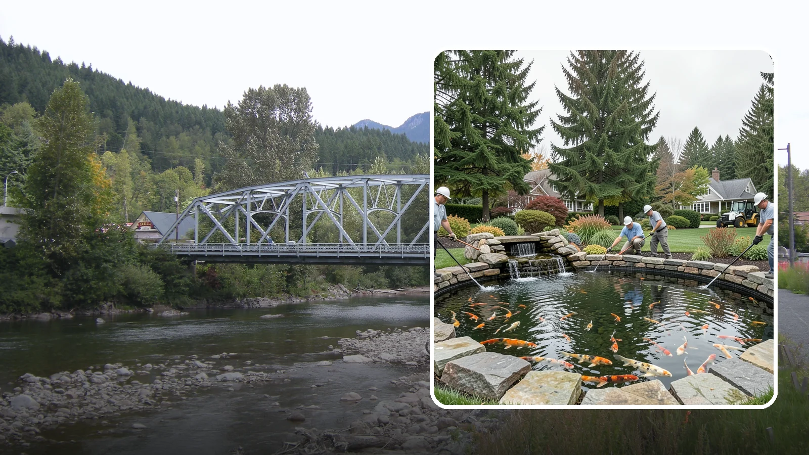 Koi Pond Installation in Skykomish, King County, WA - Purpose-built koi ponds with the depth, filtration, and aeration that keep koi healthy and thriving.