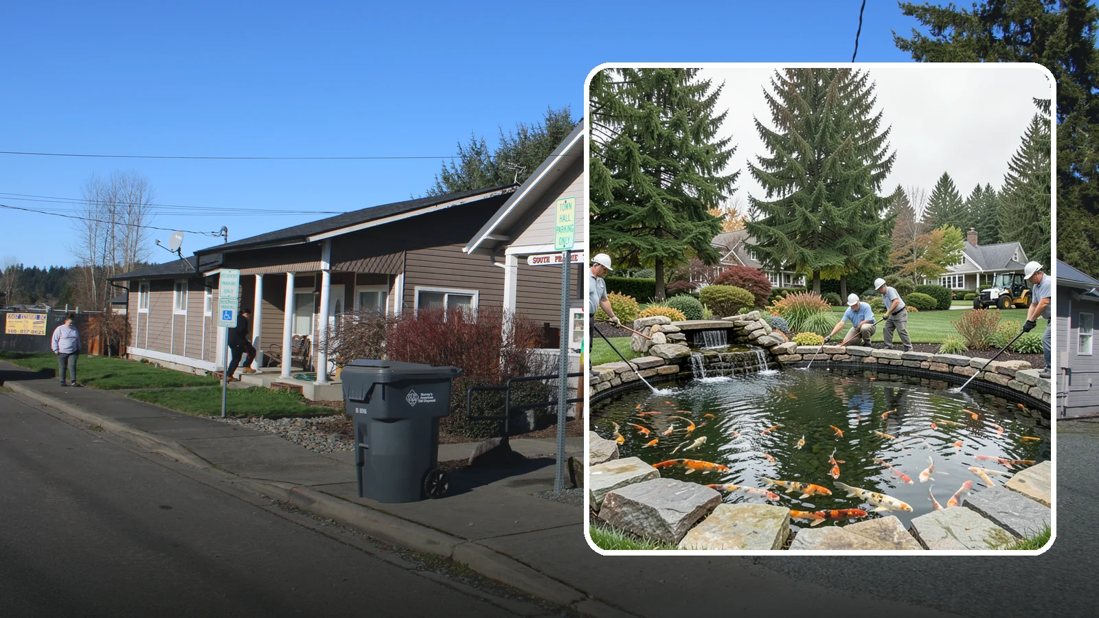 Koi Pond Installation in South Prairie, Pierce County, WA - Purpose-built koi ponds with the depth, filtration, and aeration that keep koi healthy and thriving.