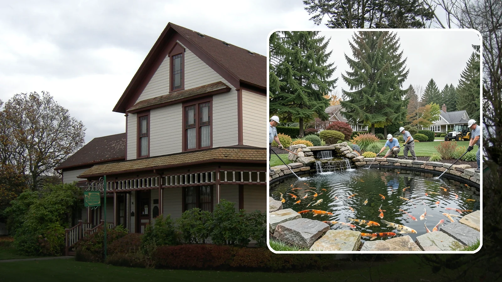 Koi Pond Installation in Sumner, Pierce County, WA - Purpose-built koi ponds with the depth, filtration, and aeration that keep koi healthy and thriving.