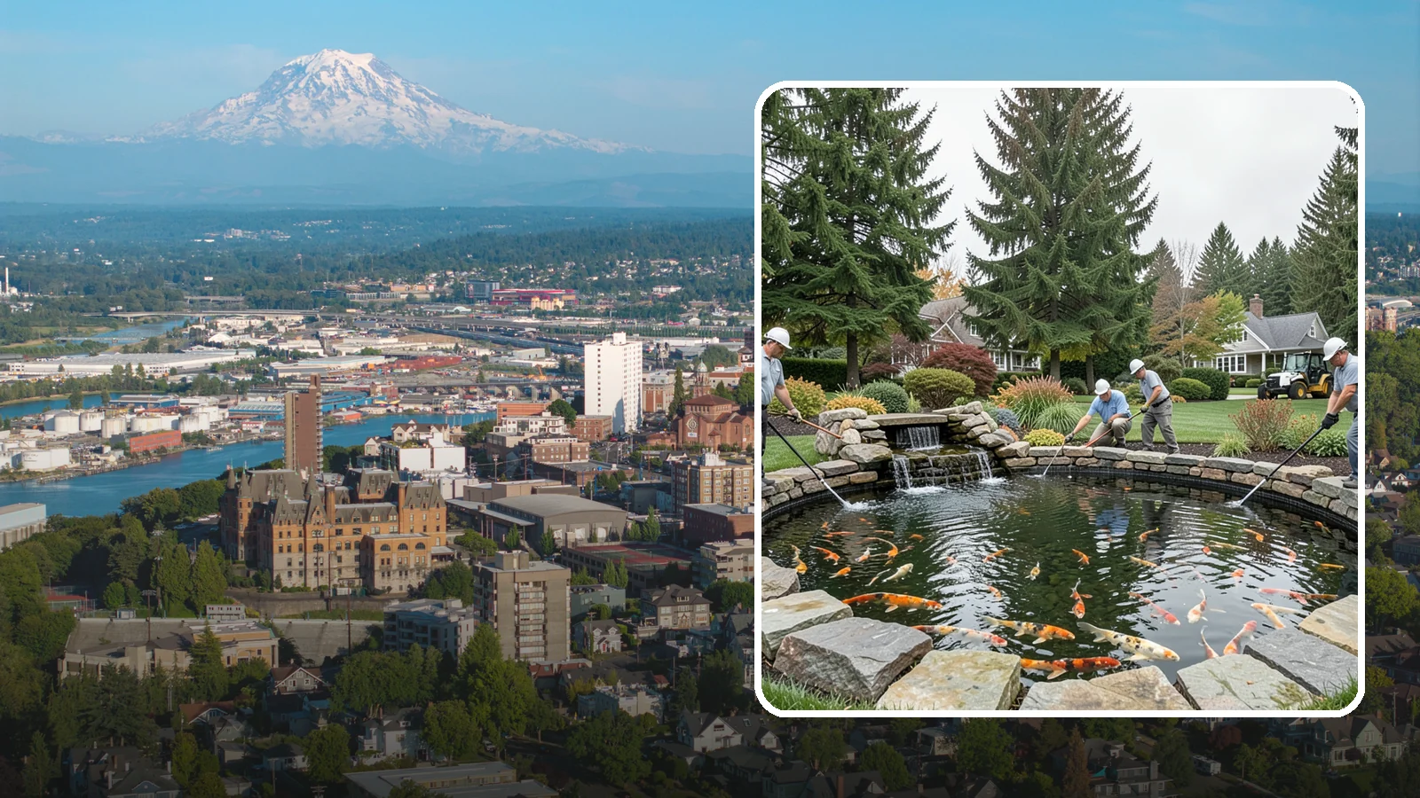 Koi Pond Installation in Tacoma, Pierce County, WA - Purpose-built koi ponds with the depth, filtration, and aeration that keep koi healthy and thriving.