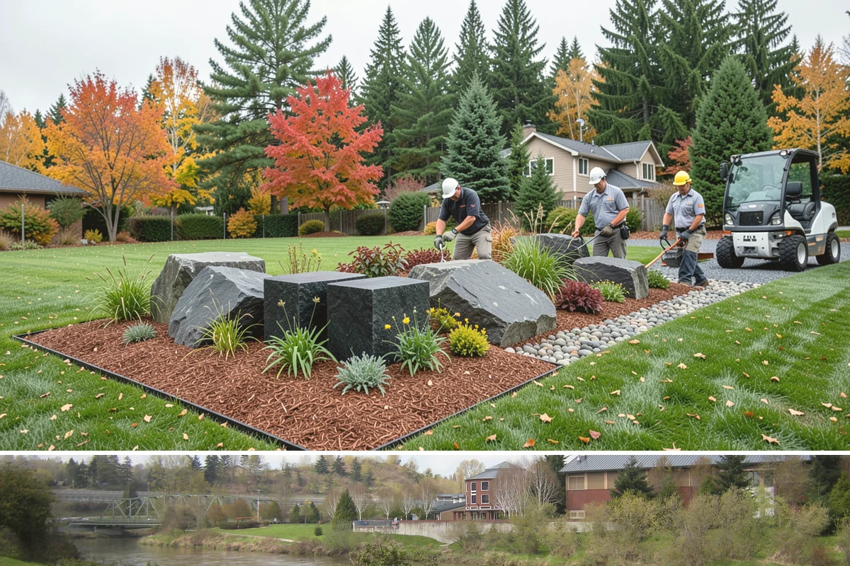 Koi Pond Installation in Tukwila, King County, WA - Best built spring through summer for cycling before winter.