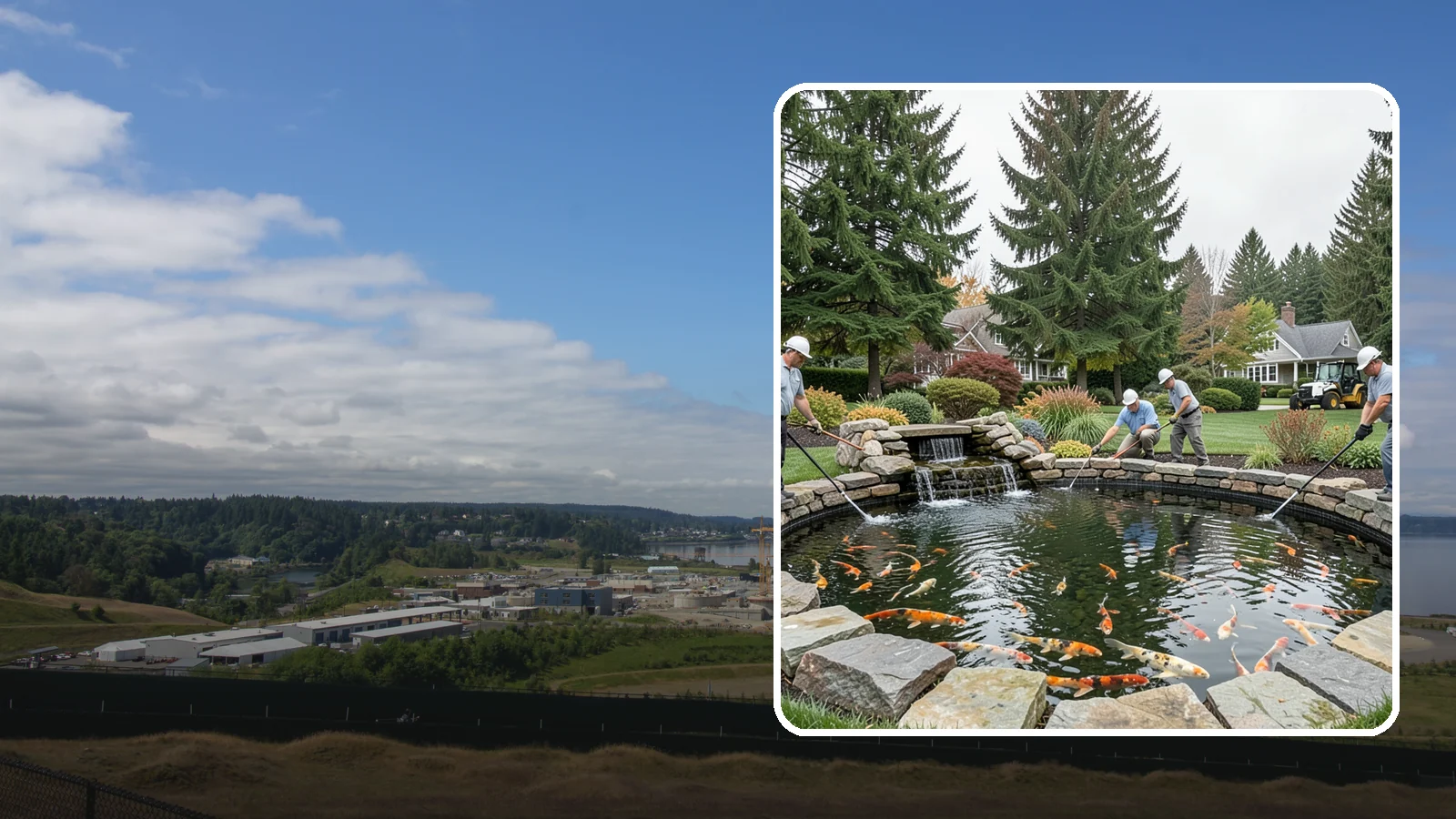 Koi Pond Installation in University Place, Pierce County, WA - Purpose-built koi ponds with the depth, filtration, and aeration that keep koi healthy and thriving.