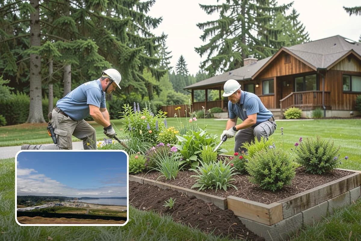 Koi Pond Installation in University Place, Pierce County, WA - Built specifically for healthy koi