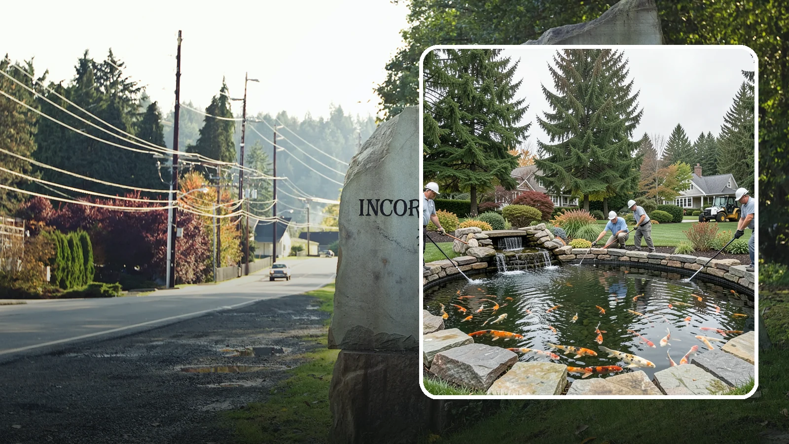 Koi Pond Installation in Wilkeson, Pierce County, WA - Purpose-built koi ponds with the depth, filtration, and aeration that keep koi healthy and thriving.