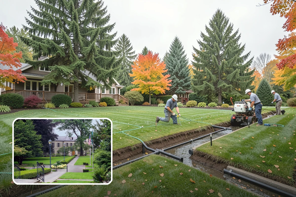 Koi Pond Installation in Woodinville, King County, WA - Built specifically for healthy koi