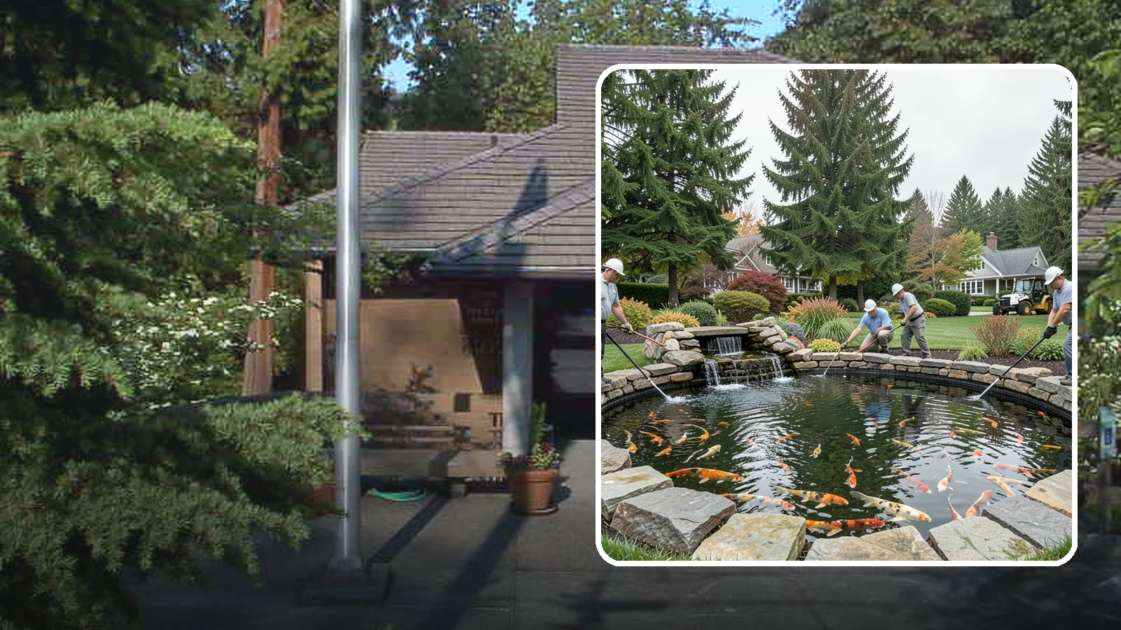 Koi Pond Installation in Yarrow Point, King County, WA - Purpose-built koi ponds with the depth, filtration, and aeration that keep koi healthy and thriving.