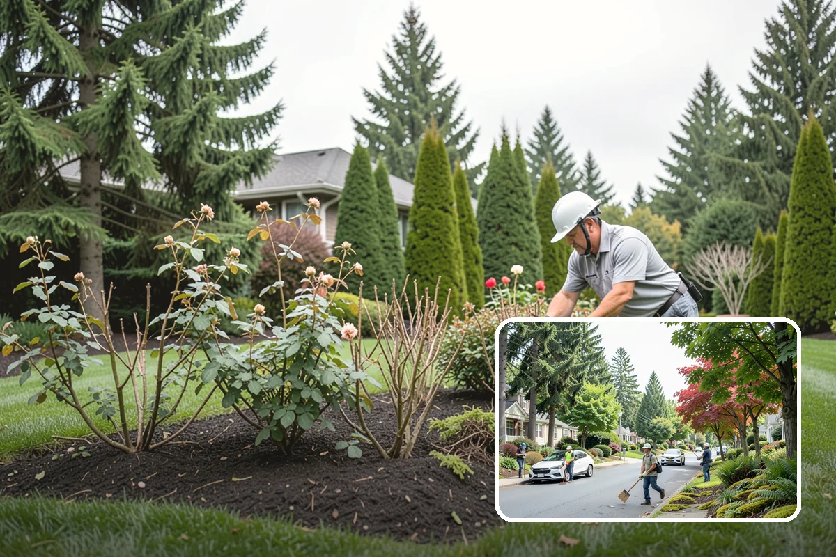 Land Clearing in Beaux Arts Village, King County, WA - Removes brush, trees, and debris