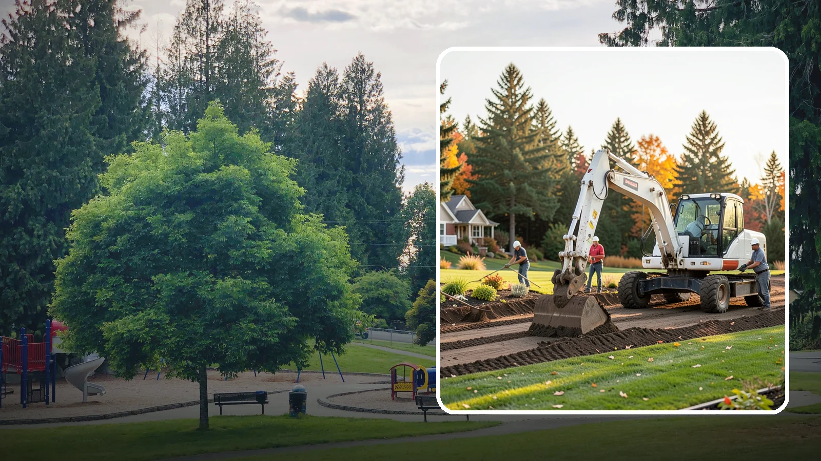 Land Clearing in Bonney Lake, Pierce County, WA - Complete land clearing that removes brush, trees, and debris to prepare your property for its next use.