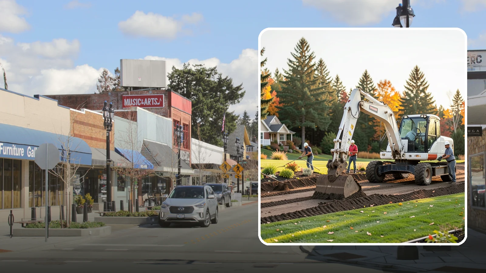 Land Clearing in Bothell, King County, WA - Complete land clearing that removes brush, trees, and debris to prepare your property for its next use.