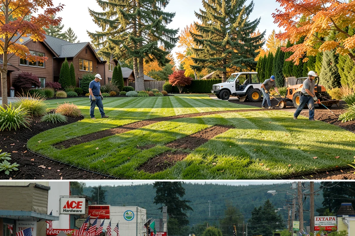 Land Clearing in Carnation, King County, WA - Best done in drier conditions.