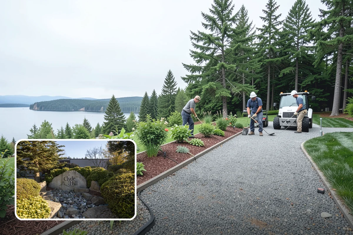 Land Clearing in Clyde Hill, King County, WA - Removes brush, trees, and debris