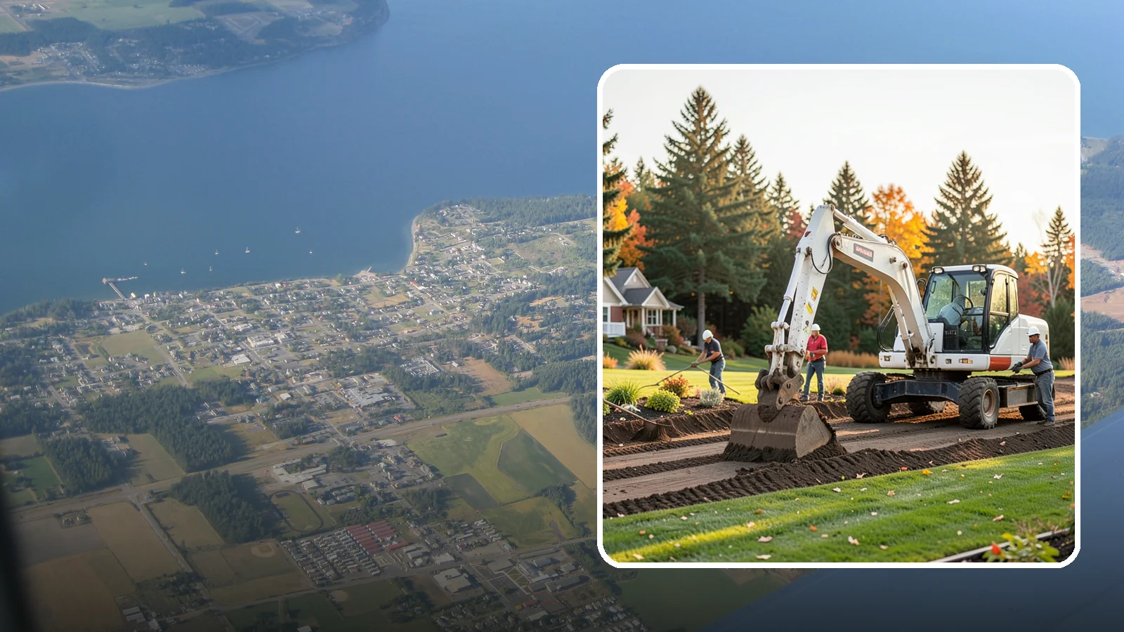 Land Clearing in Coupeville, Island County, WA - Complete land clearing that removes brush, trees, and debris to prepare your property for its next use.