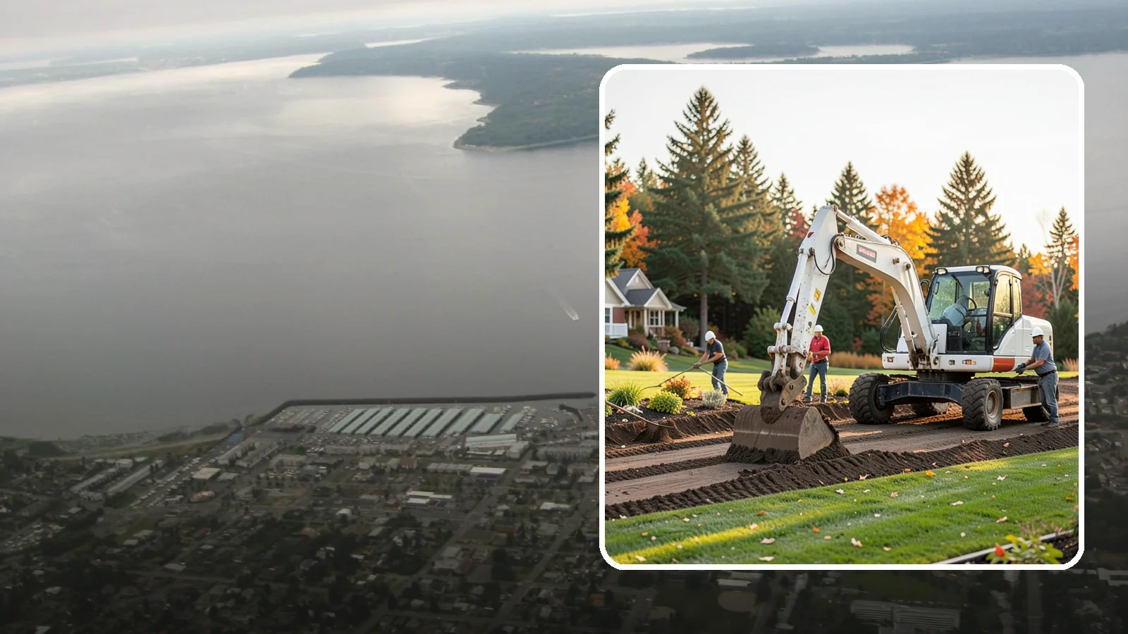 Land Clearing in Des Moines, King County, WA - Complete land clearing that removes brush, trees, and debris to prepare your property for its next use.