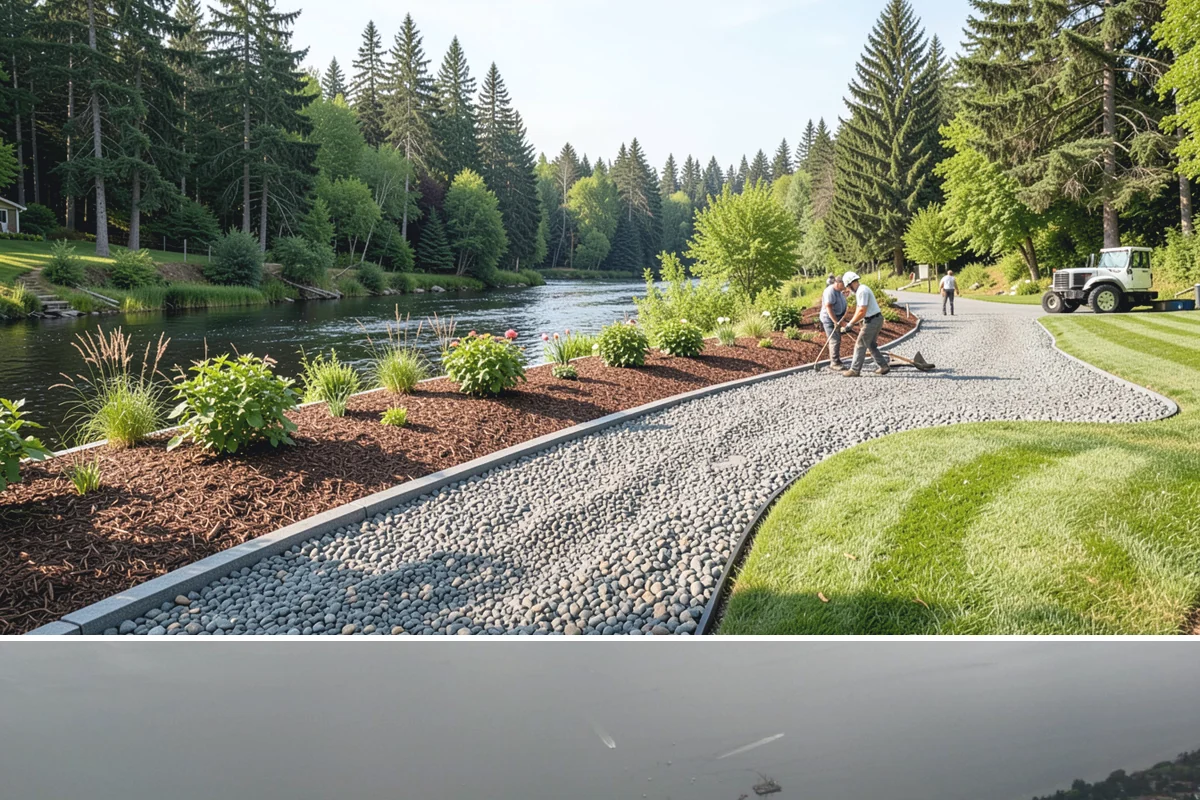 Land Clearing in Des Moines, King County, WA - Best done in drier conditions.