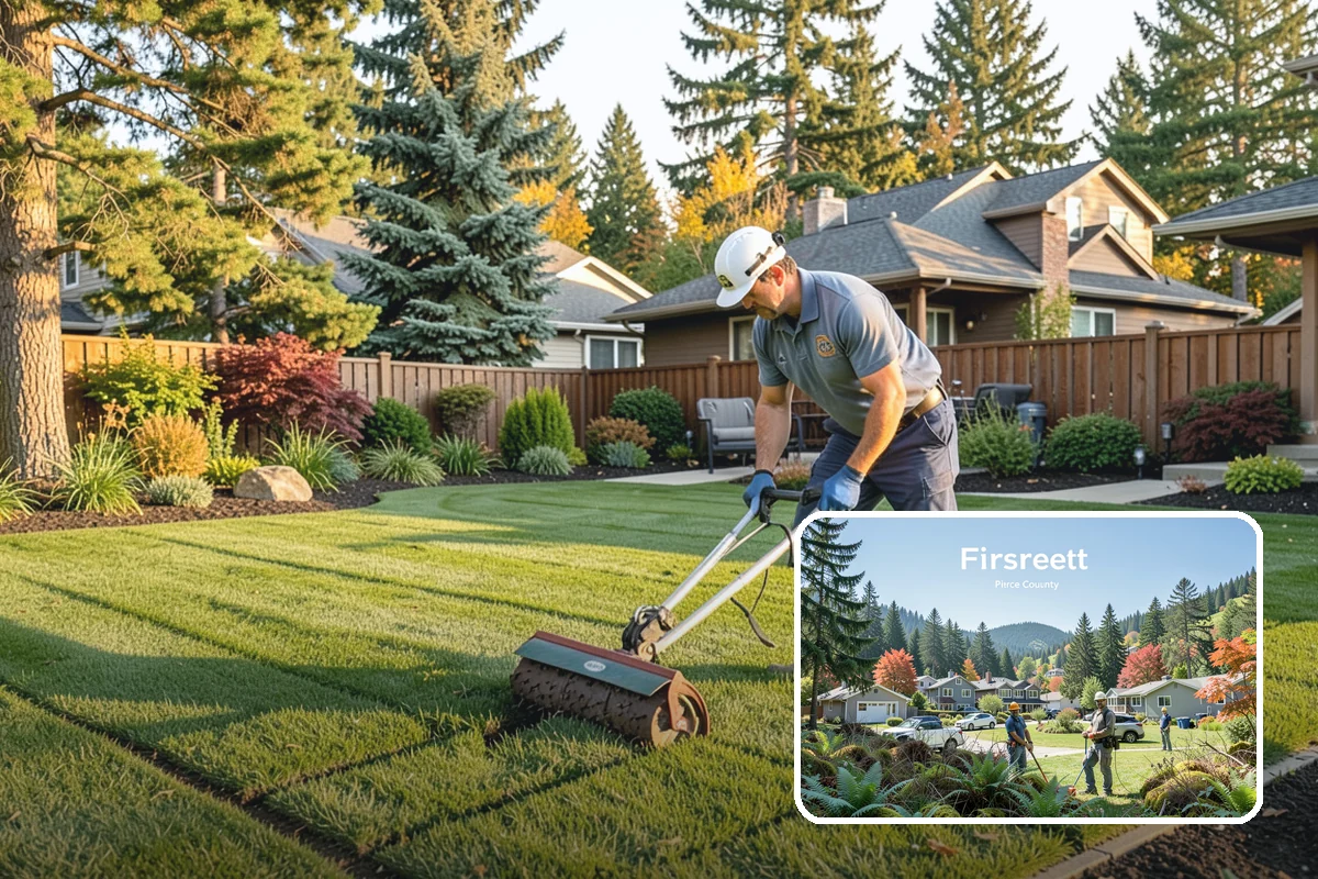 Land Clearing in Fircrest, Pierce County, WA - Removes brush, trees, and debris