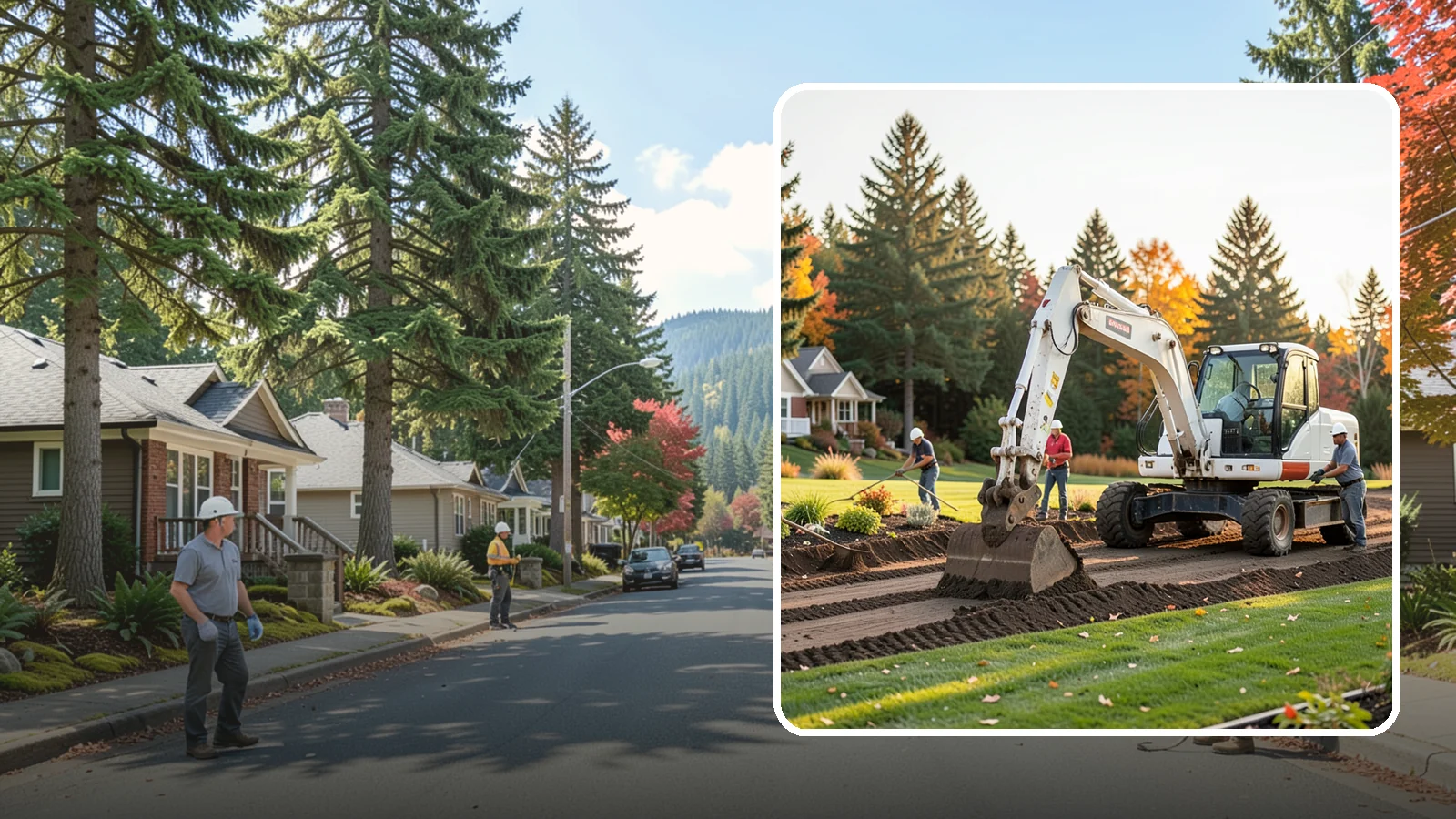 Land Clearing in Hunts Point, King County, WA - Complete land clearing that removes brush, trees, and debris to prepare your property for its next use.