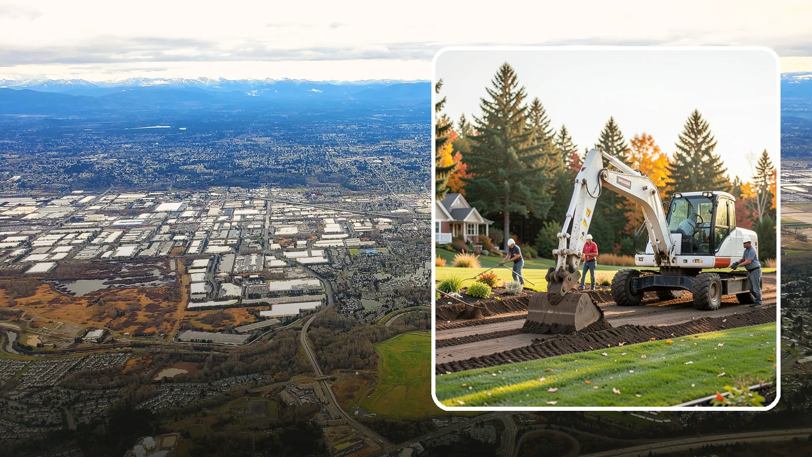 Land Clearing in Kent, King County, WA - Complete land clearing that removes brush, trees, and debris to prepare your property for its next use.