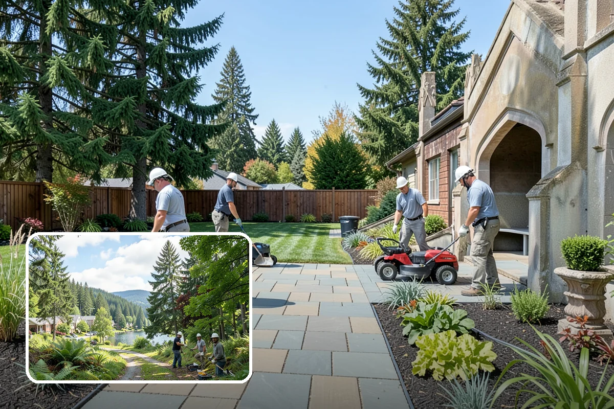 Land Clearing in Lake Forest Park, King County, WA - Removes brush, trees, and debris