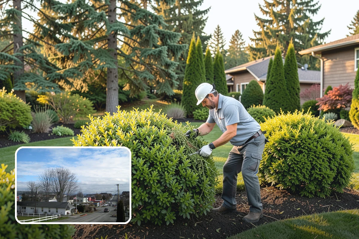 Land Clearing in Langley, Island County, WA - Removes brush, trees, and debris