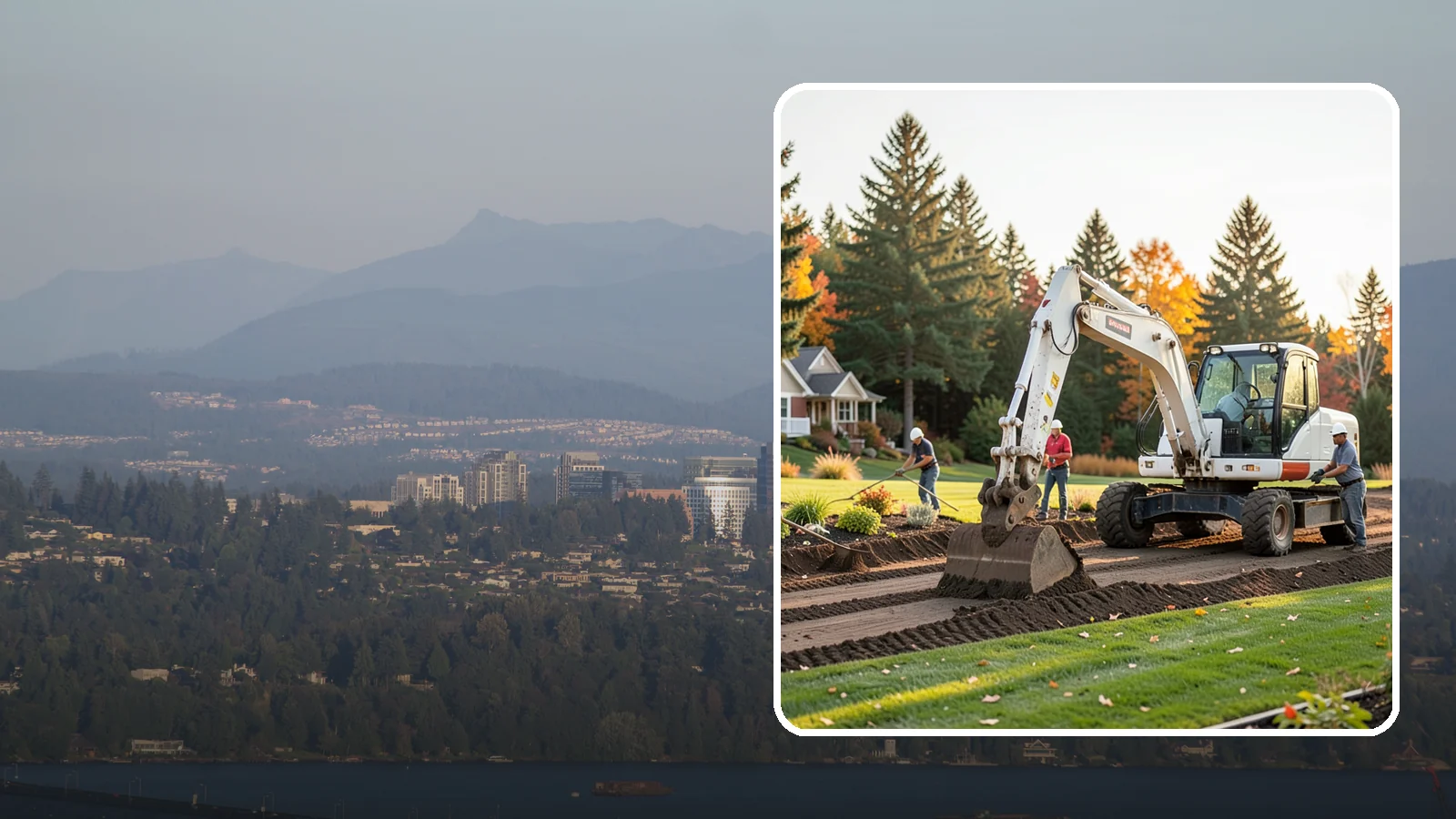 Land Clearing in Medina, King County, WA - Complete land clearing that removes brush, trees, and debris to prepare your property for its next use.