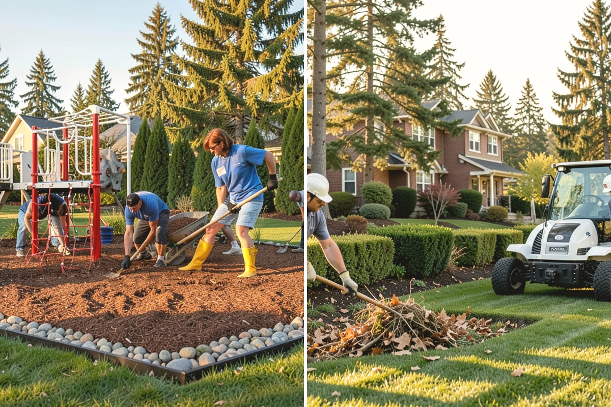Land Clearing in Mercer Island, King County, WA - Assess the vegetation and debris