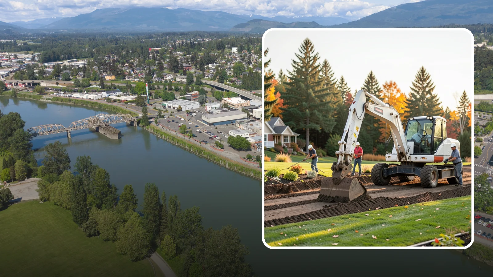 Land Clearing in Mount Vernon, Skagit County, WA - Complete land clearing that removes brush, trees, and debris to prepare your property for its next use.