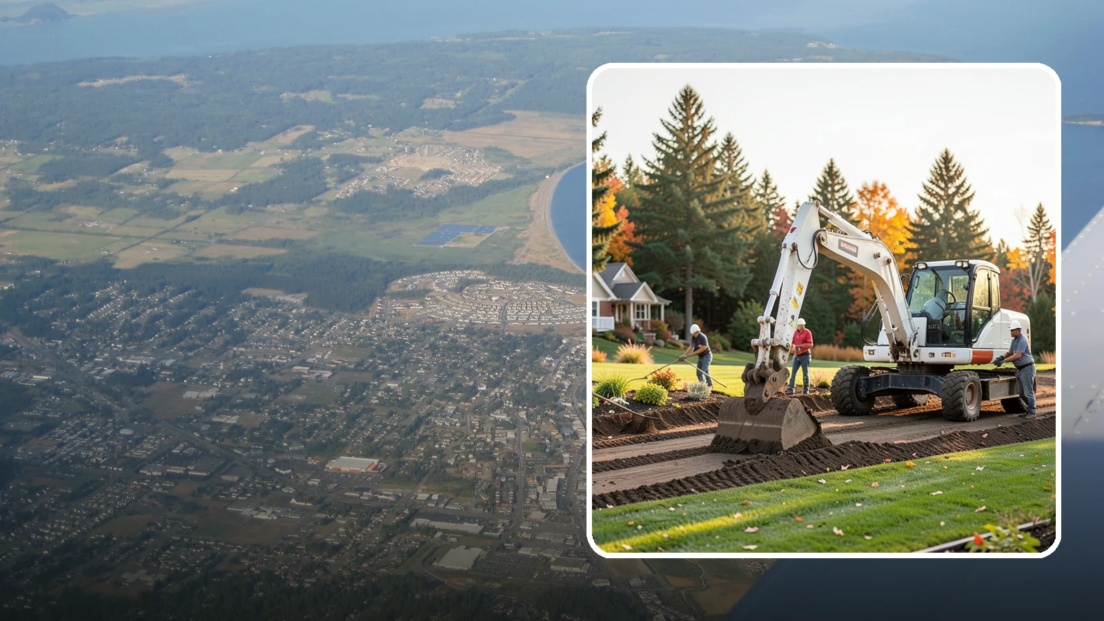 Land Clearing in Oak Harbor, Island County, WA - Complete land clearing that removes brush, trees, and debris to prepare your property for its next use.