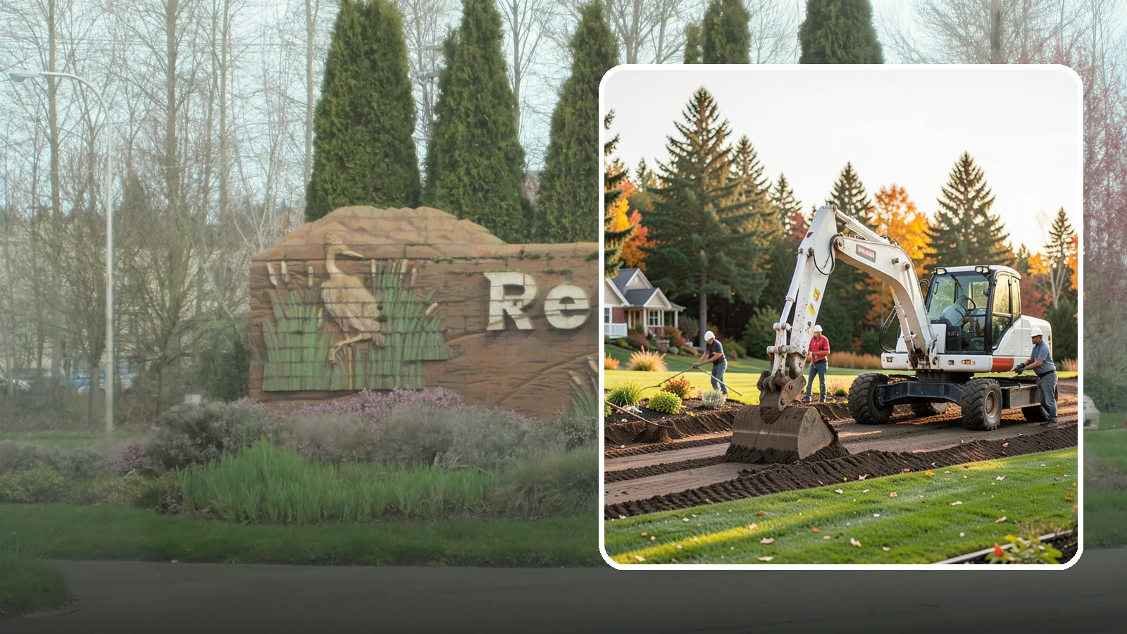 Land Clearing in Renton, King County, WA - Complete land clearing that removes brush, trees, and debris to prepare your property for its next use.