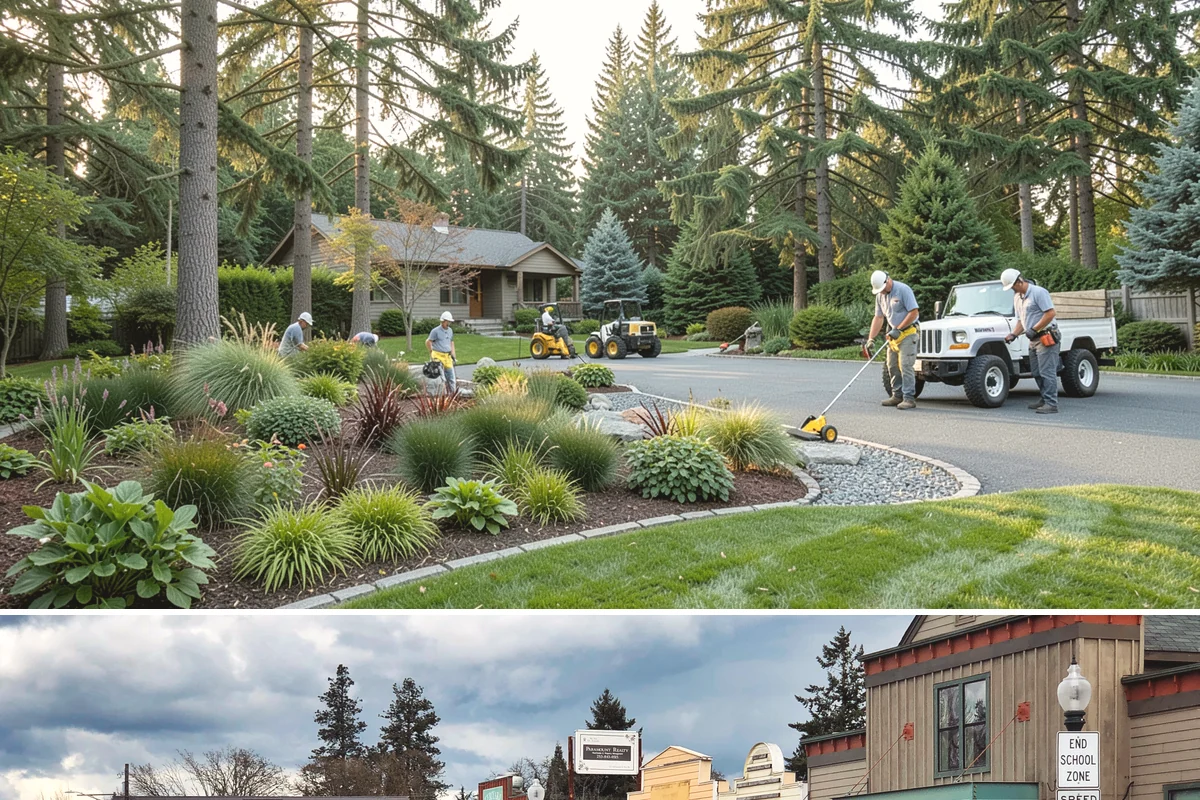 Land Clearing in Roy, Pierce County, WA - Best done in drier conditions.
