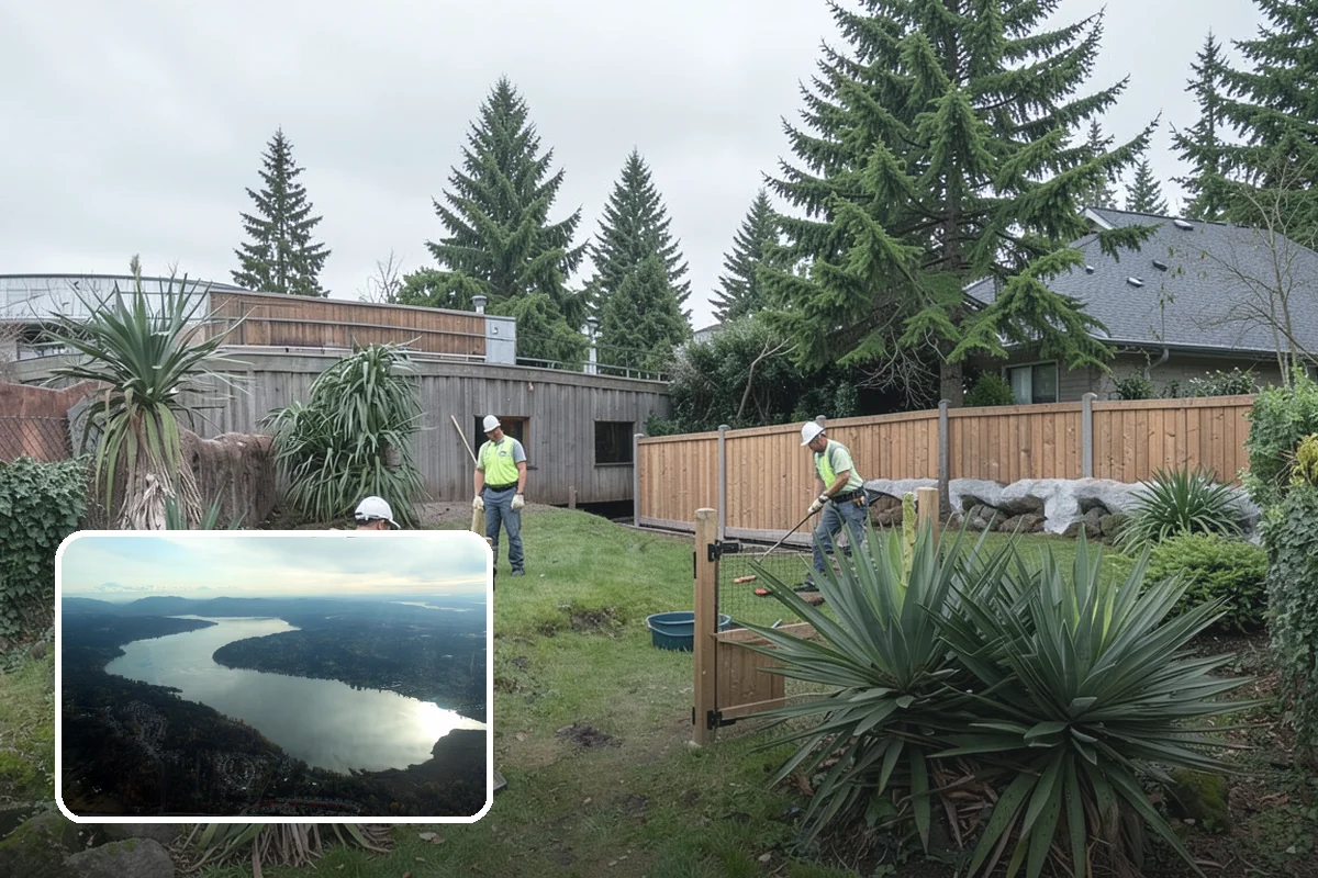 Land Clearing in Sammamish, King County, WA - Removes brush, trees, and debris