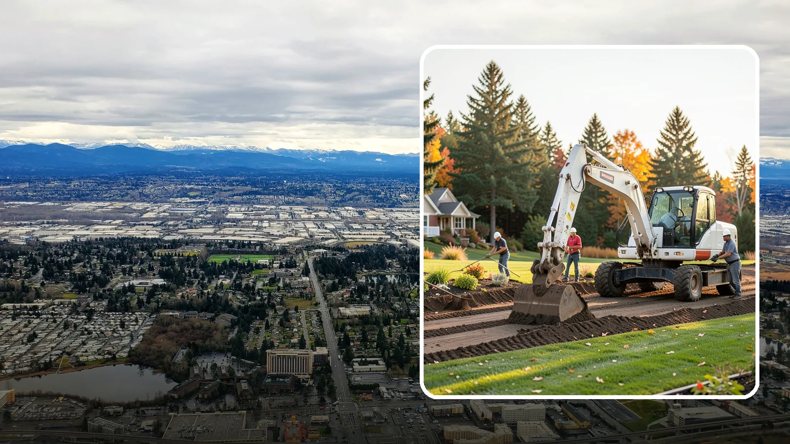 Land Clearing in SeaTac, King County, WA - Complete land clearing that removes brush, trees, and debris to prepare your property for its next use.