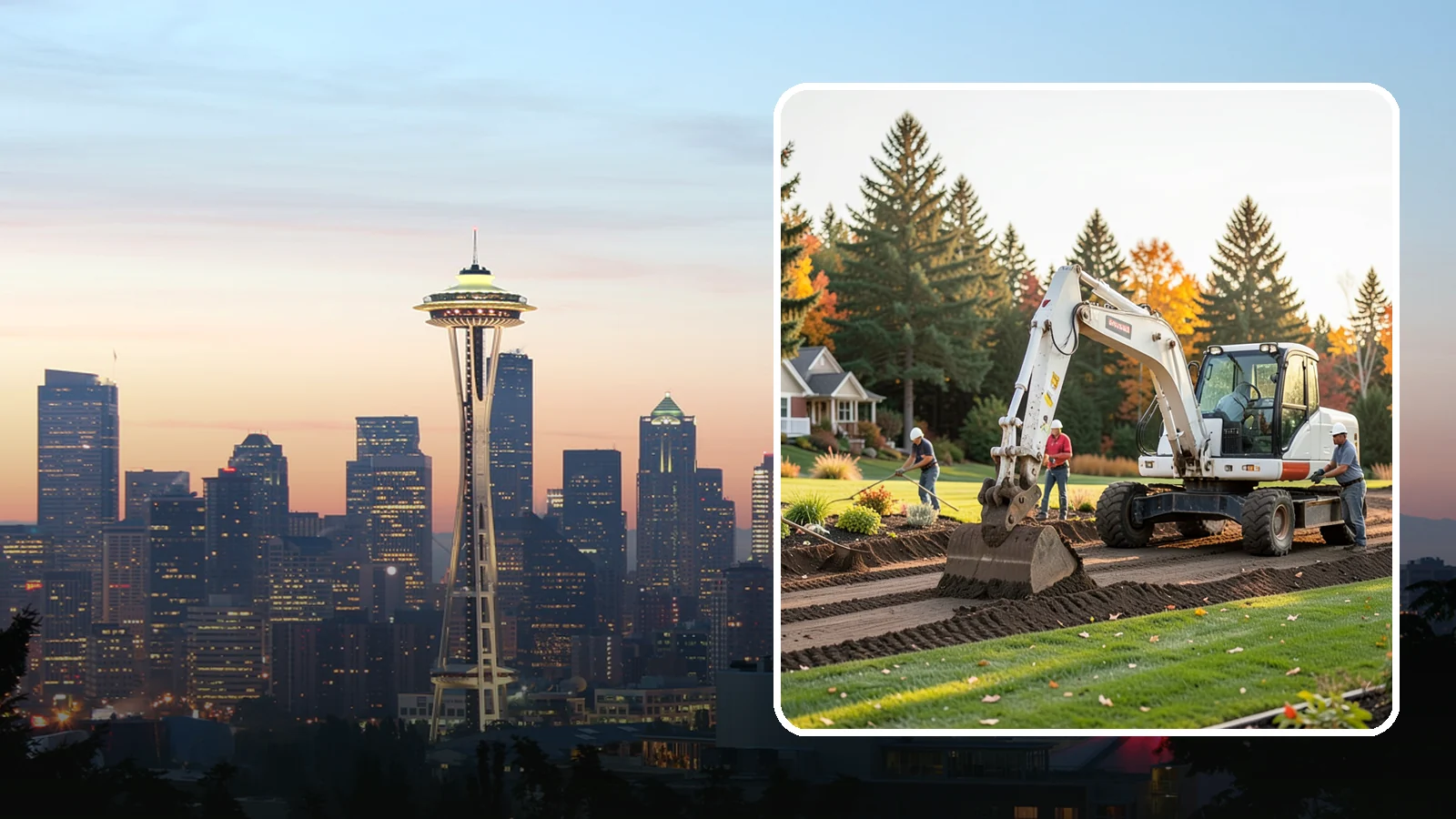 Land Clearing in Seattle, King County, WA - Complete land clearing that removes brush, trees, and debris to prepare your property for its next use.