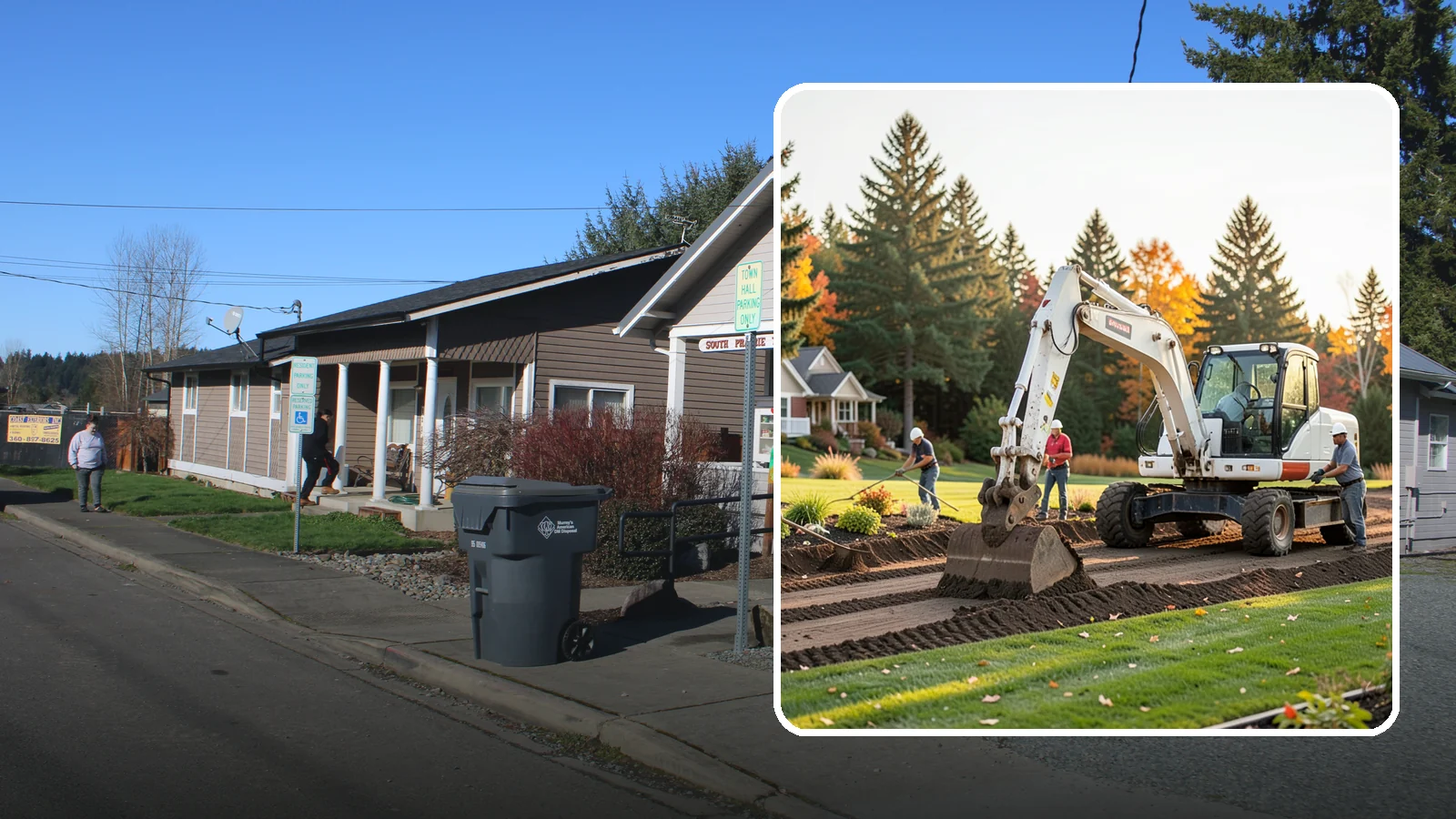 Land Clearing in South Prairie, Pierce County, WA - Complete land clearing that removes brush, trees, and debris to prepare your property for its next use.
