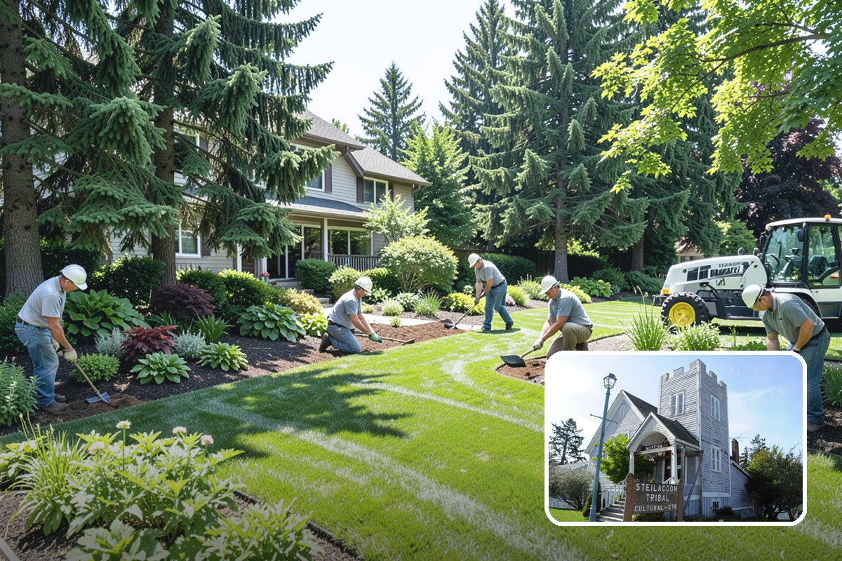 Land Clearing in Steilacoom, Pierce County, WA - Removes brush, trees, and debris