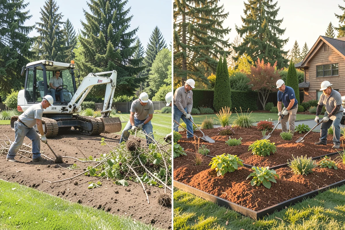Land Clearing in Steilacoom, Pierce County, WA - Assess the vegetation and debris