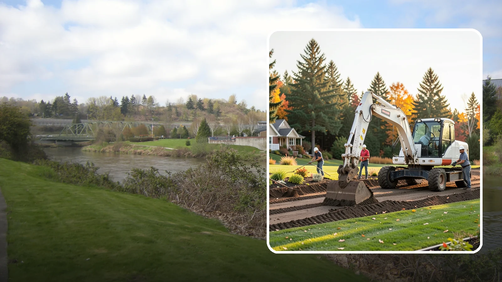 Land Clearing in Tukwila, King County, WA - Complete land clearing that removes brush, trees, and debris to prepare your property for its next use.