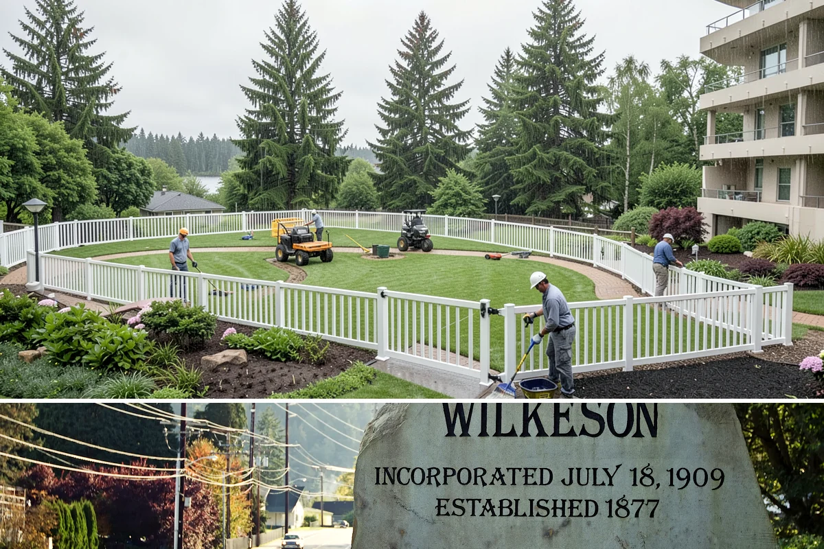 Land Clearing in Wilkeson, Pierce County, WA - Best done in drier conditions.