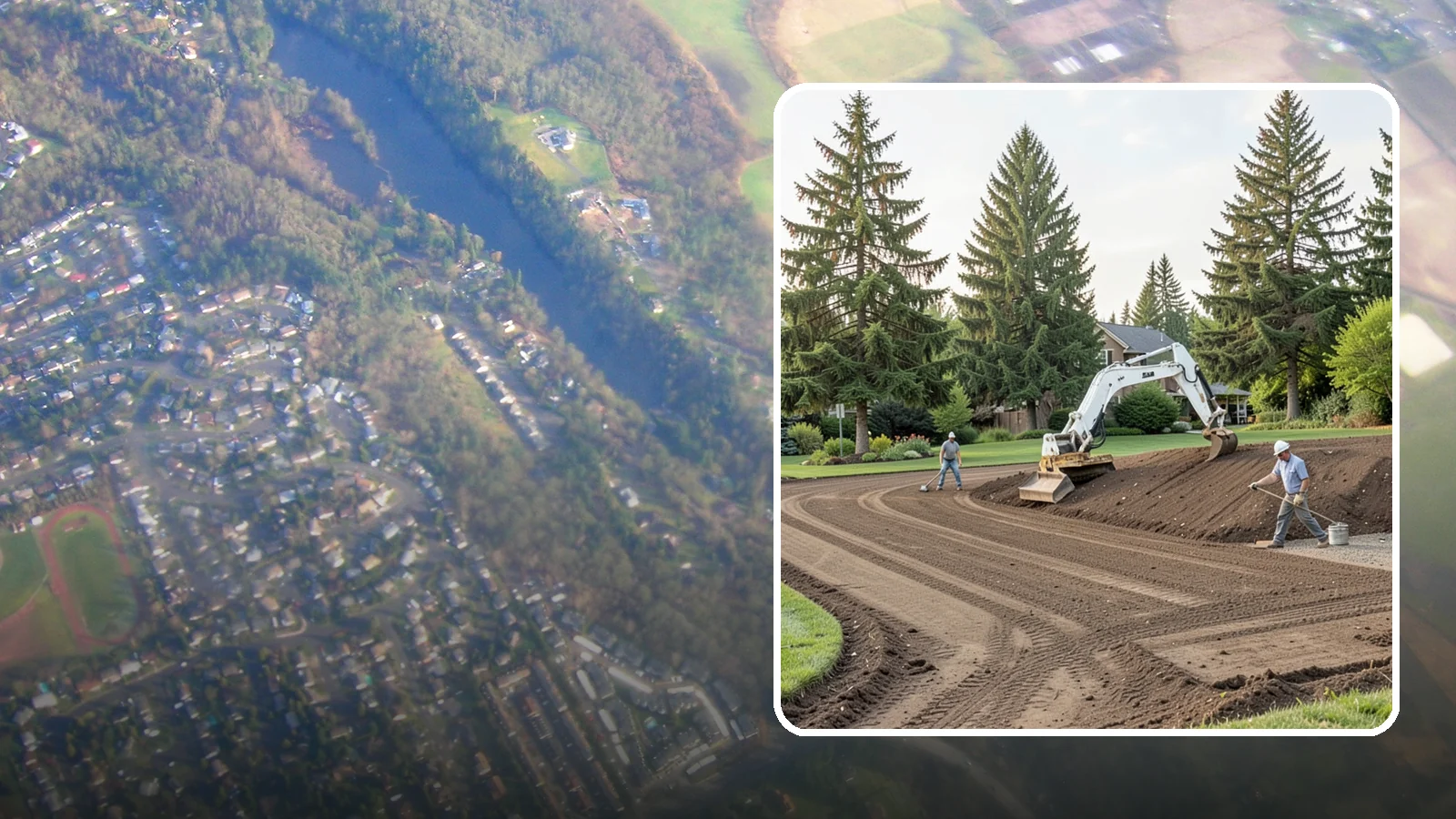 Land Grading in Algona, King County, WA - Professional grading that shapes your land for proper drainage, level building surfaces, and a usable yard.