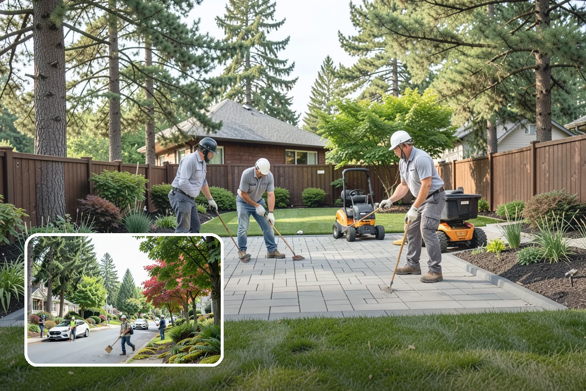 Land Grading in Beaux Arts Village, King County, WA - Proper drainage away from structures