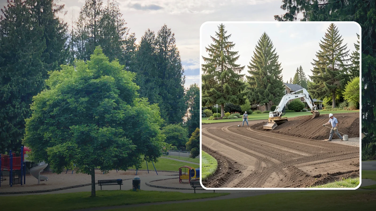 Land Grading in Bonney Lake, Pierce County, WA - Professional grading that shapes your land for proper drainage, level building surfaces, and a usable yard.