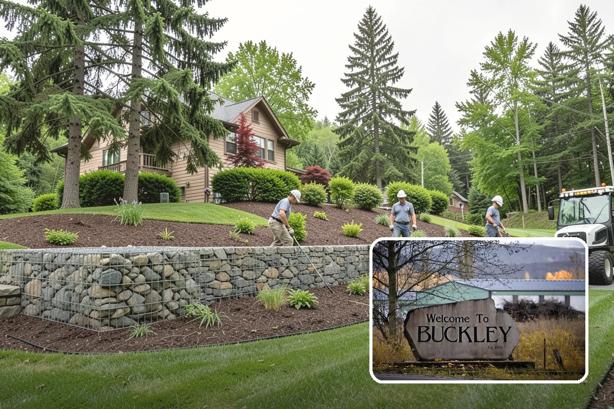 Land Grading in Buckley, Pierce County, WA - Proper drainage away from structures
