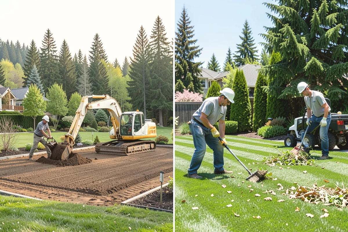 Land Grading in Burlington, Skagit County, WA - Survey the site and drainage needs