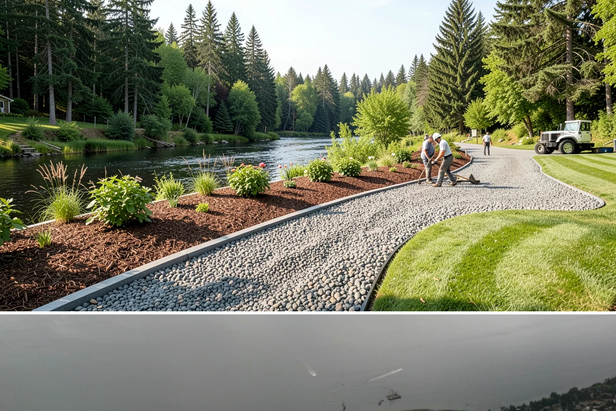 Land Grading in Des Moines, King County, WA - Best done in drier conditions.