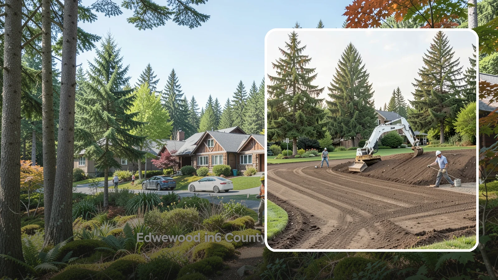 Land Grading in Edgewood, Pierce County, WA - Professional grading that shapes your land for proper drainage, level building surfaces, and a usable yard.