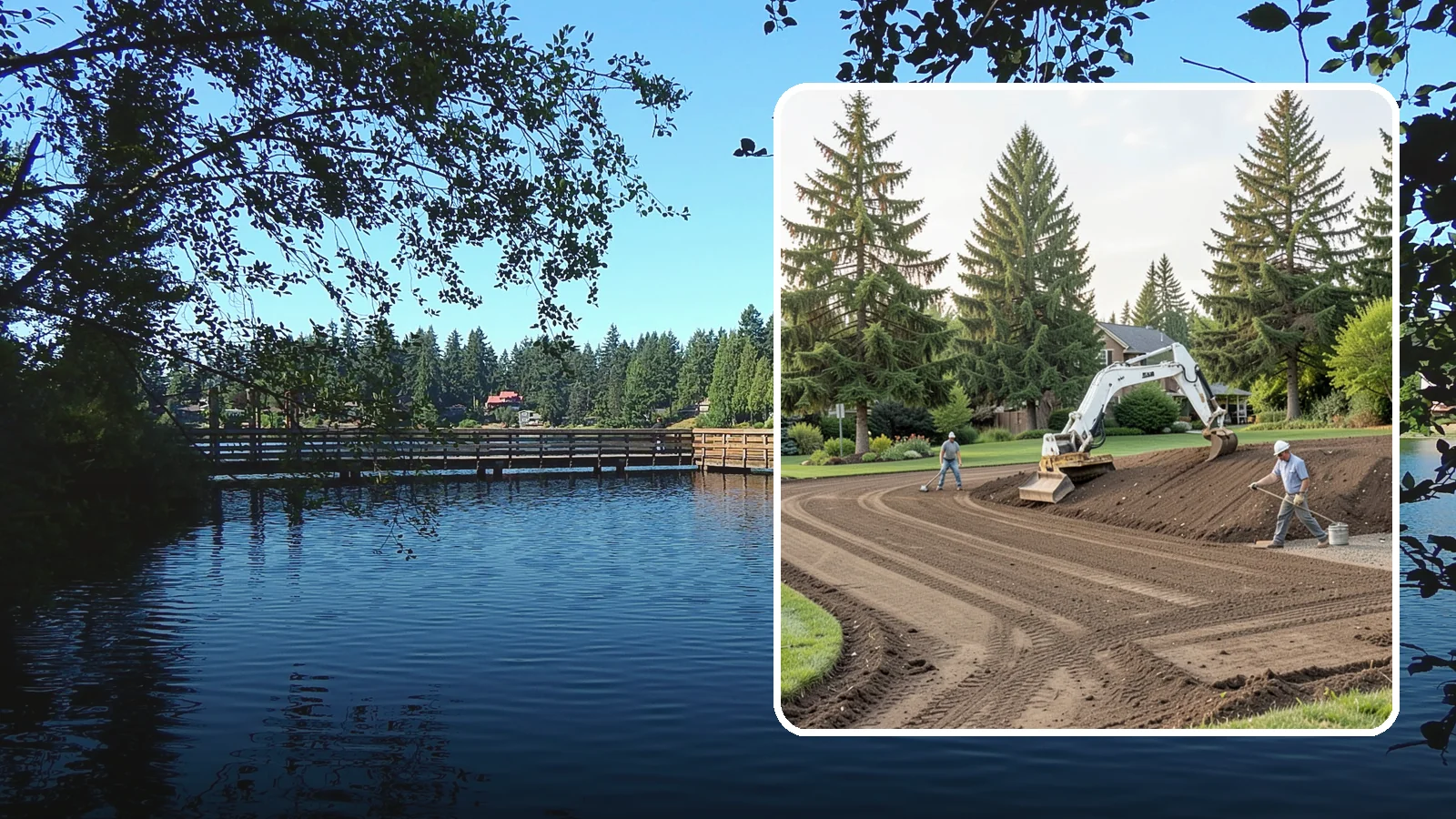 Land Grading in Federal Way, King County, WA - Professional grading that shapes your land for proper drainage, level building surfaces, and a usable yard.